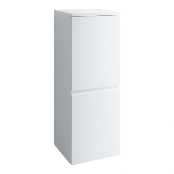 Pusaukštė spintelė Laufen PRO S 350x335x1000 mm, 1 durelės, lankstai kairėje, 2 lentynėlės, spalva - balta blizgi 